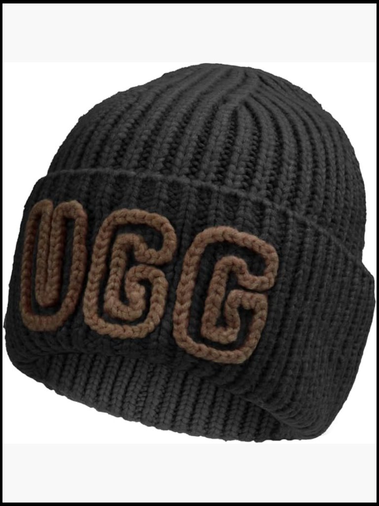 Chunky Rib Beanie With Recycled Materials, Washable, Breathable